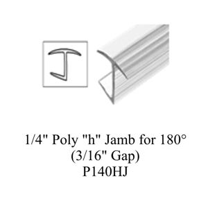 Picture of 1/4" Poly H-Jamb (3/16" Gap)-P140HJ